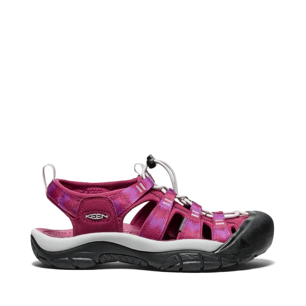 KEEN Women's Newport H2 Waterproof Sandal (Beaujolais/Star White)