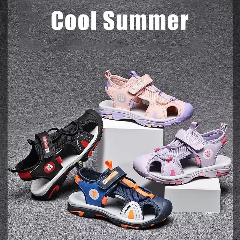 Kids Boy Girl Fashion Sport Sandals for Summer Outdoor Walking