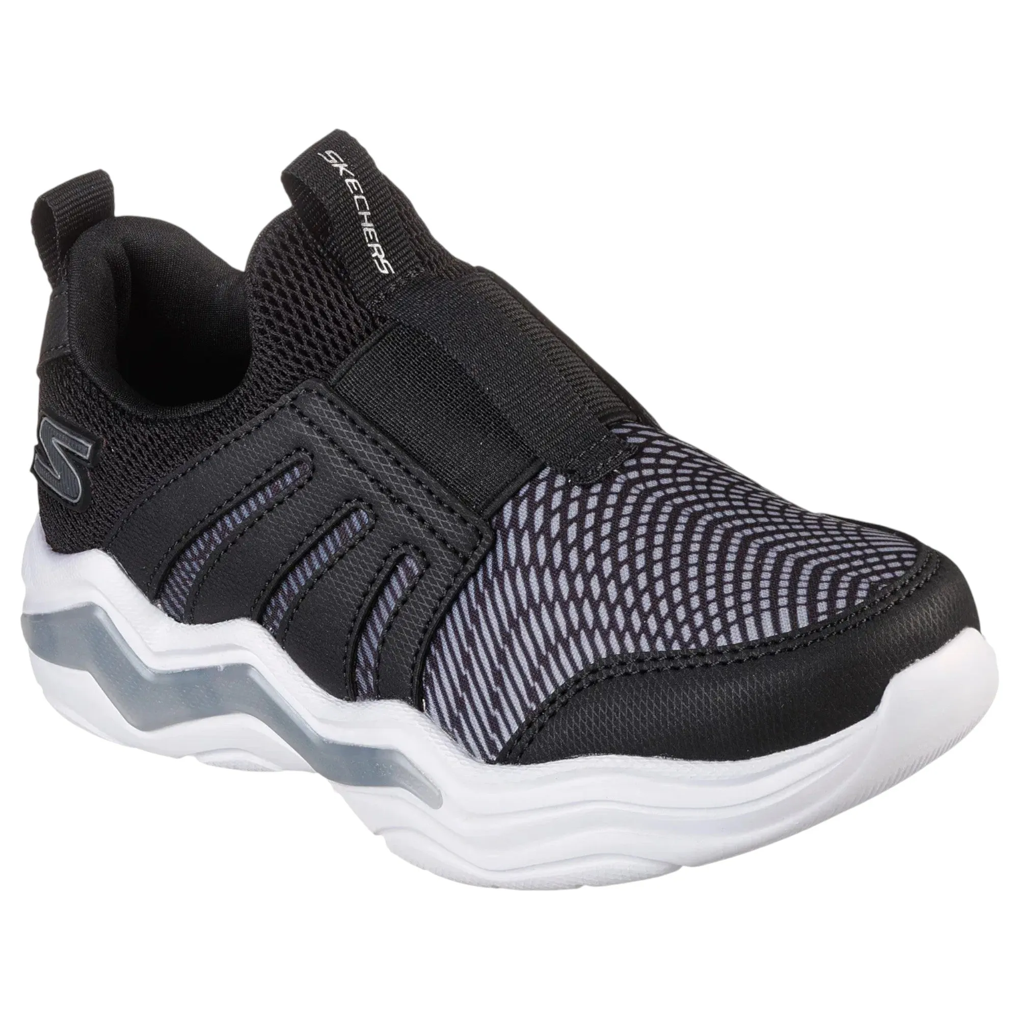 Kids Boys Skechers Erupters Iv - Zandor Shoes Black / Silver