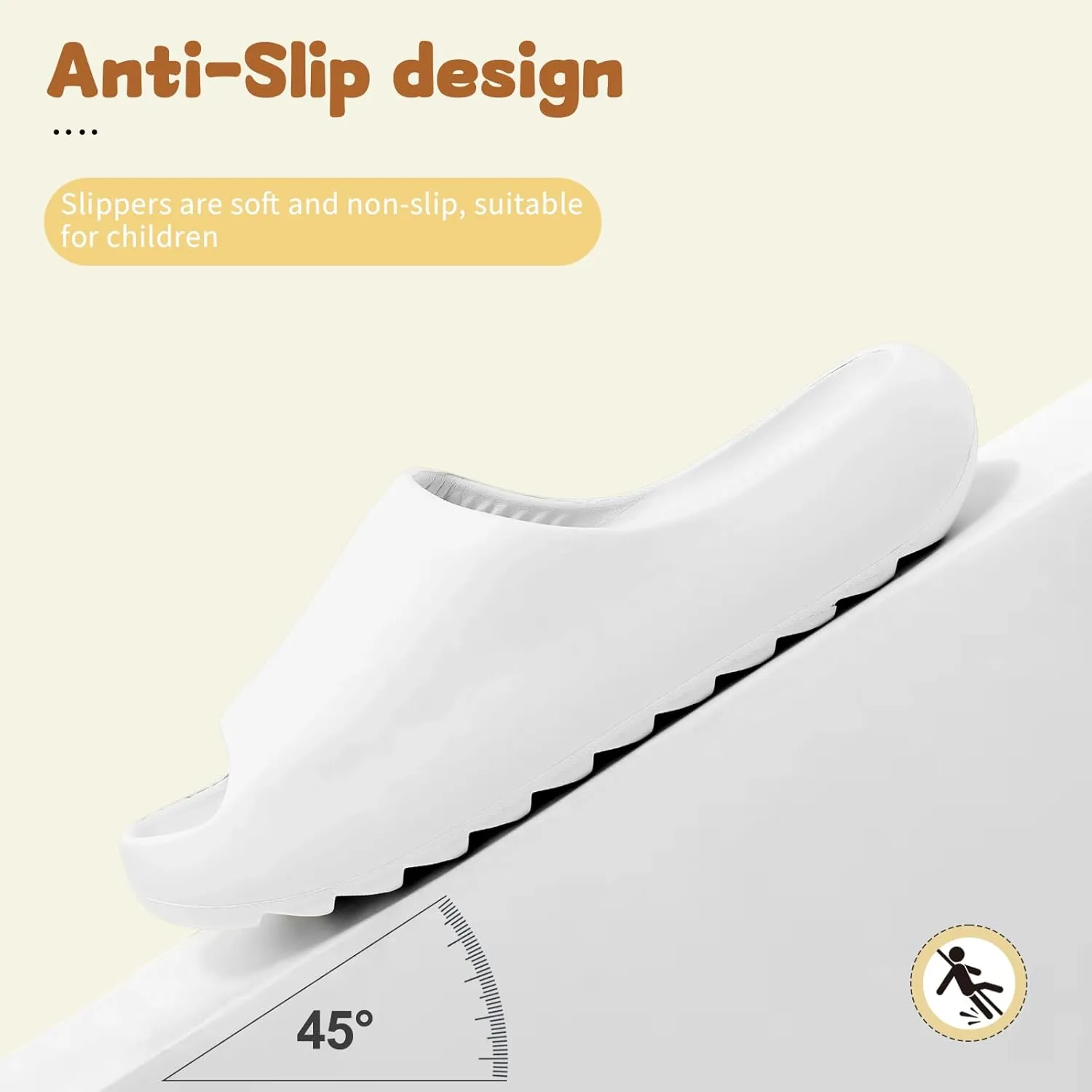 Kids Cloud Slides Slippers For Girls Boys,Pillow House Slippers Non-Slip Super Soft Quick Drying Shower Cushioned Slides Bathroom Thick Sole Sandals Indoor Outdoor Slippers