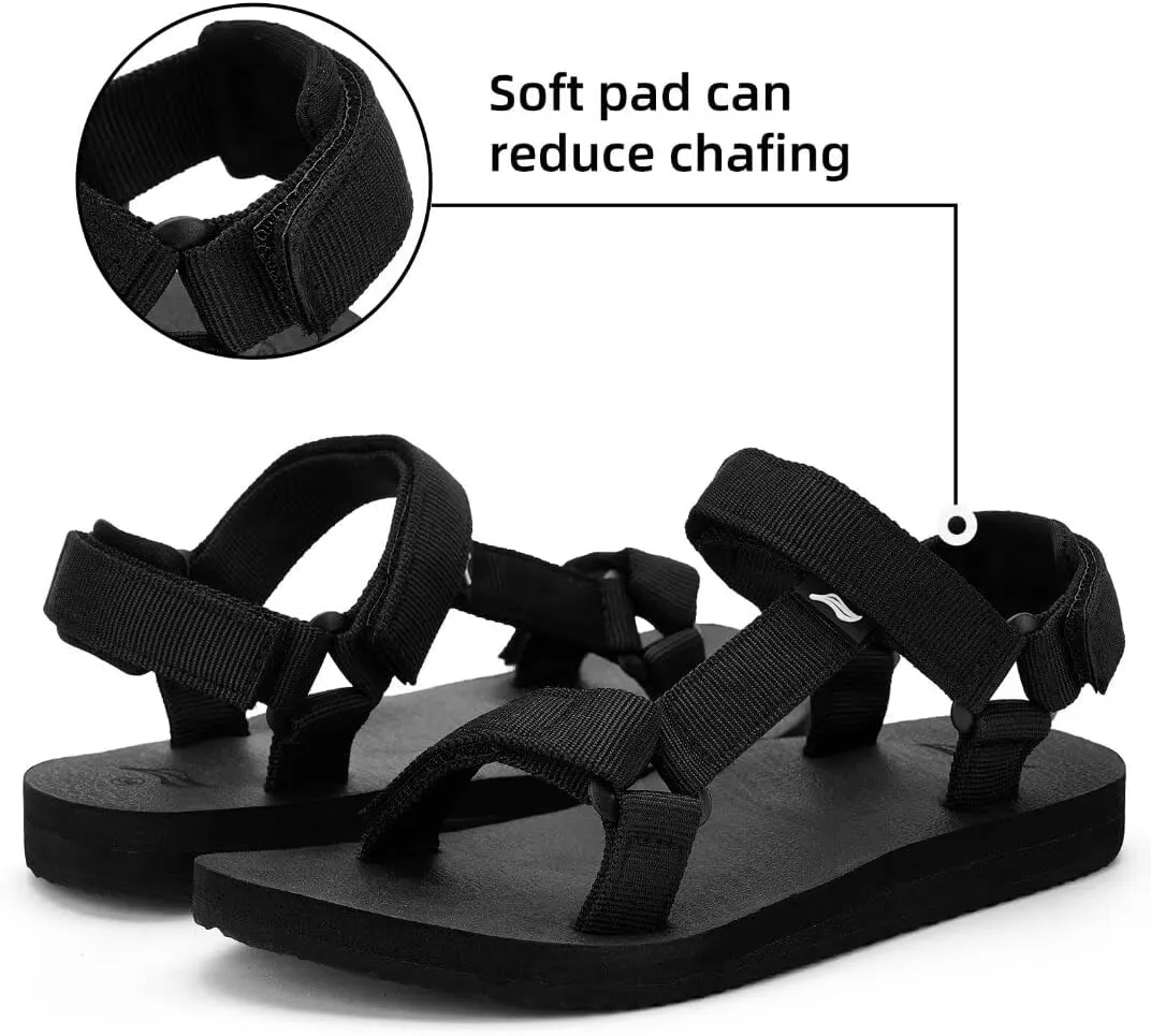 Kids Hiking Sandals Boys Girls Yoga Mat Insole Comfortable Walking Water Sandals With Arch Support for Beach Travel Athletic