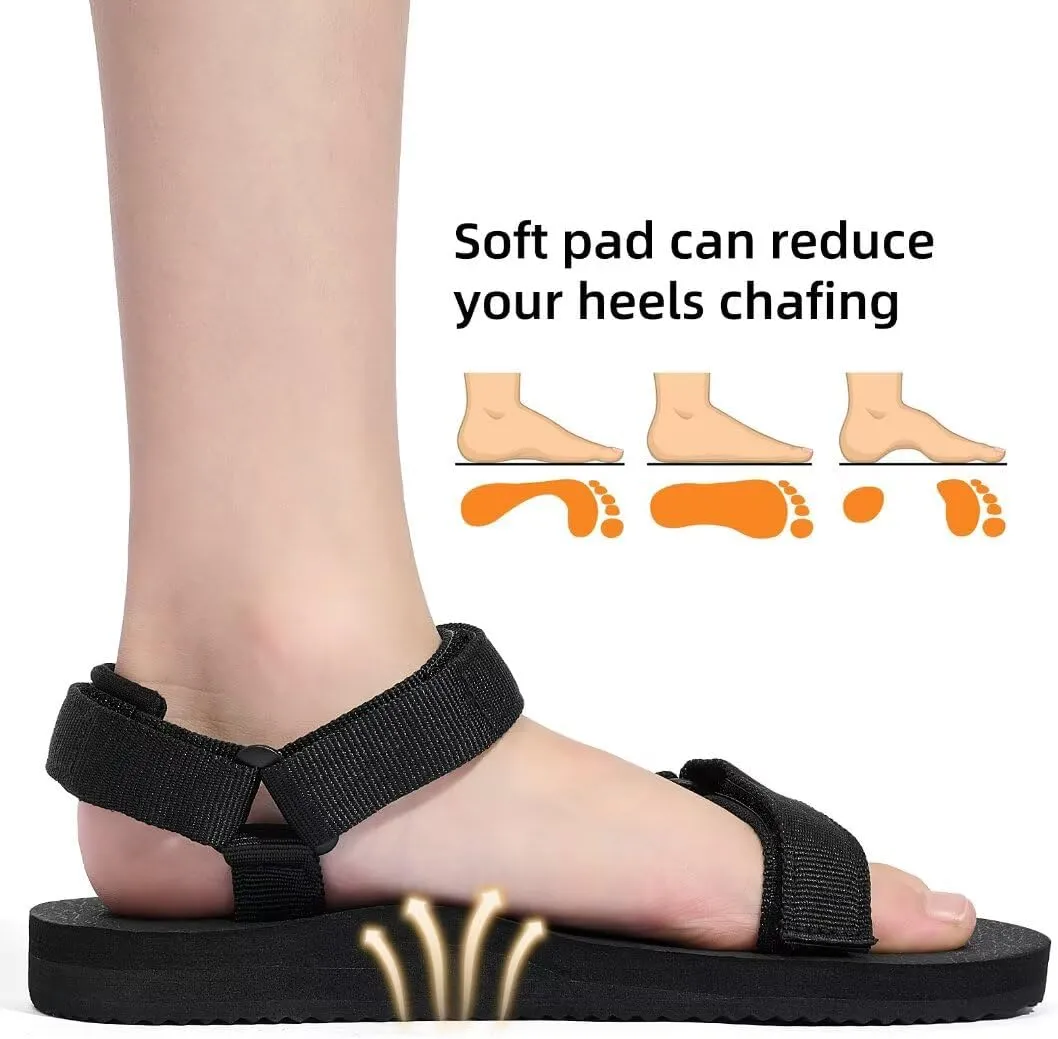 Kids Hiking Sandals Boys Girls Yoga Mat Insole Comfortable Walking Water Sandals With Arch Support for Beach Travel Athletic