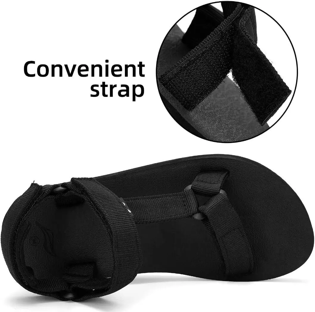 Kids Hiking Sandals Boys Girls Yoga Mat Insole Comfortable Walking Water Sandals With Arch Support for Beach Travel Athletic
