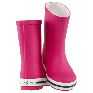 Kids Rubber Gumboots - Pink