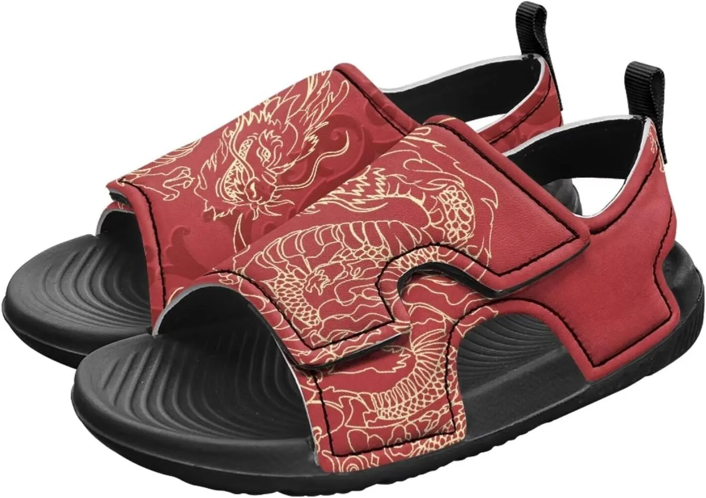 Kids Sandals Boys Girls Summer Outdoor Non-slip Athletic Sandals Adjustable Sport Sandal Lightweight Beach Gifts for Toddler/Little/Big Kid