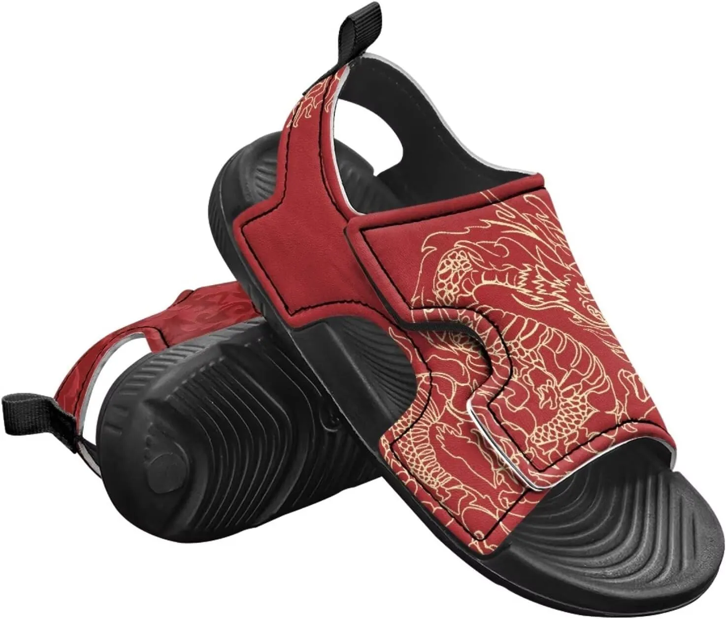 Kids Sandals Boys Girls Summer Outdoor Non-slip Athletic Sandals Adjustable Sport Sandal Lightweight Beach Gifts for Toddler/Little/Big Kid