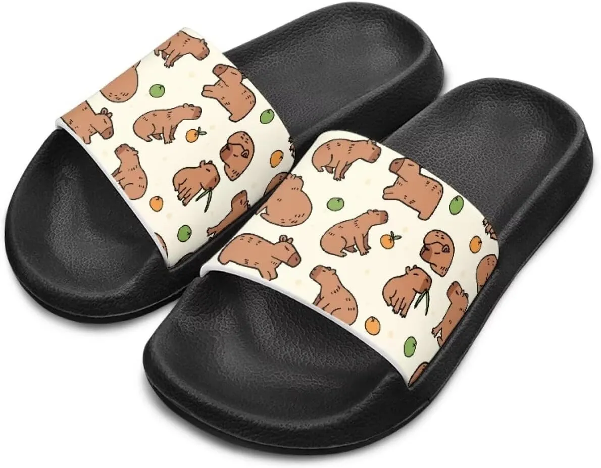 Kids Summer Sandals Cute Cartoon Slides for Girls & Boys Beach Pool House Shoes