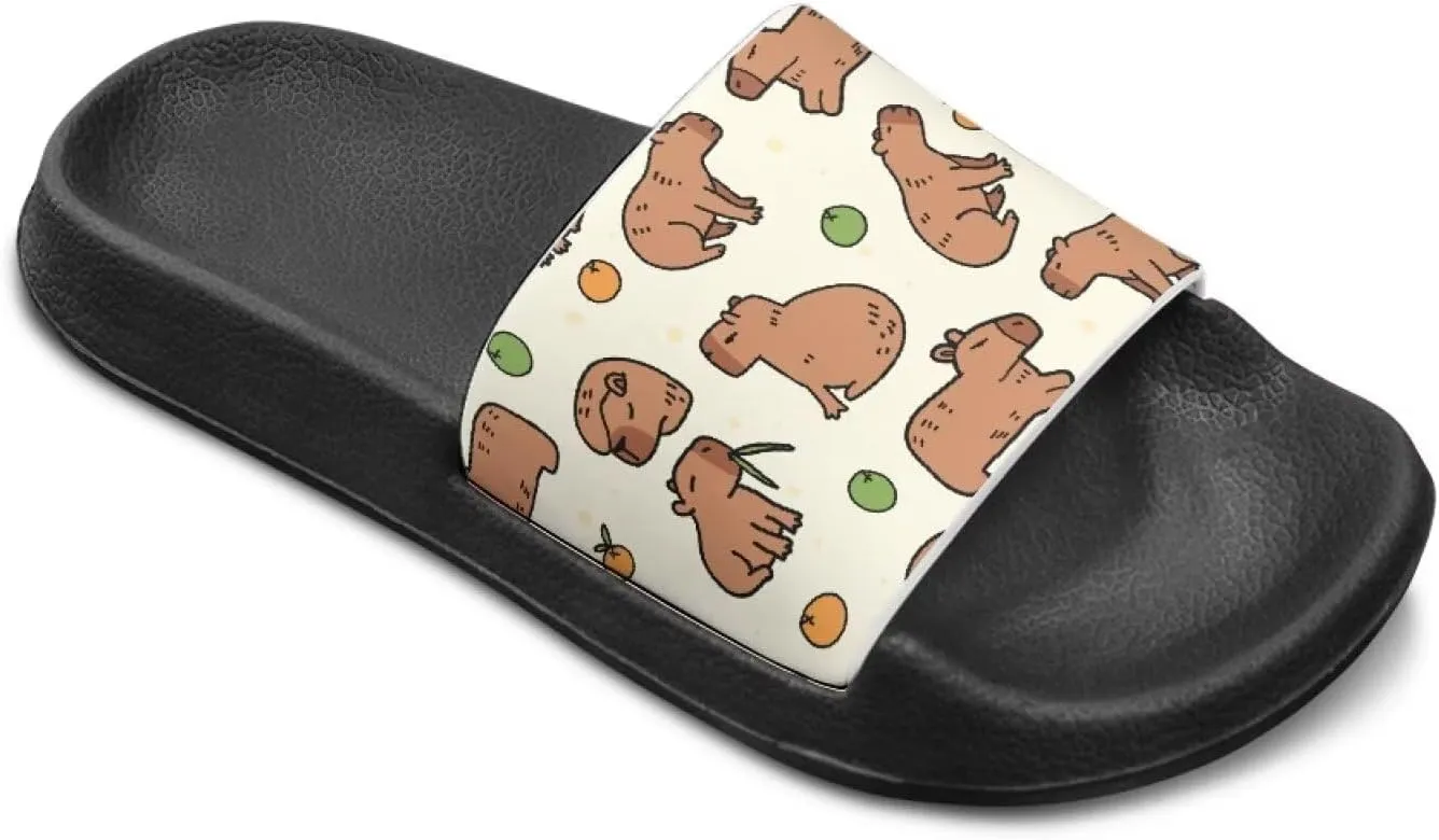 Kids Summer Sandals Cute Cartoon Slides for Girls & Boys Beach Pool House Shoes