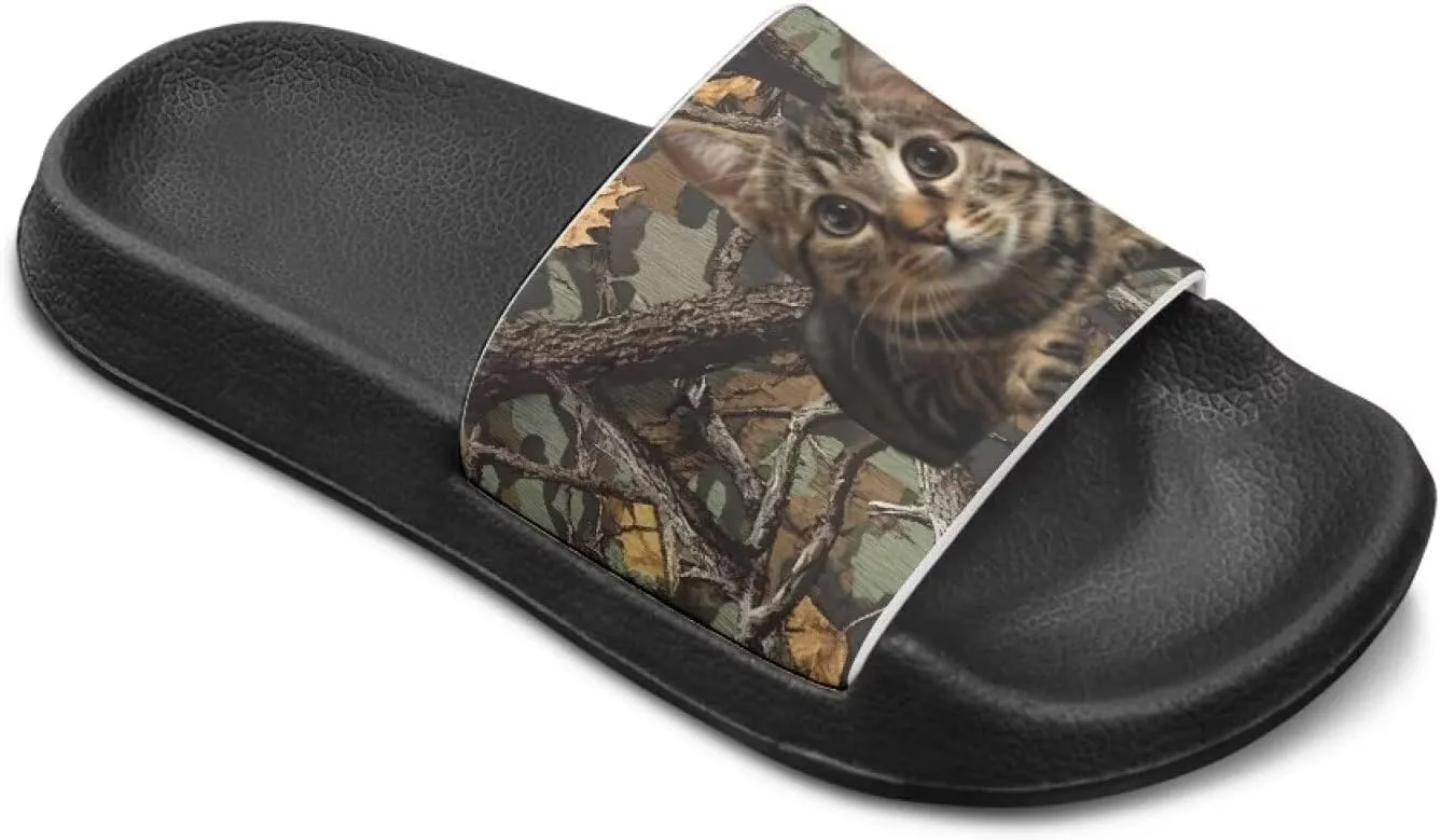 Kids Summer Sandals Cute Cartoon Slides for Girls & Boys Beach Pool House Shoes