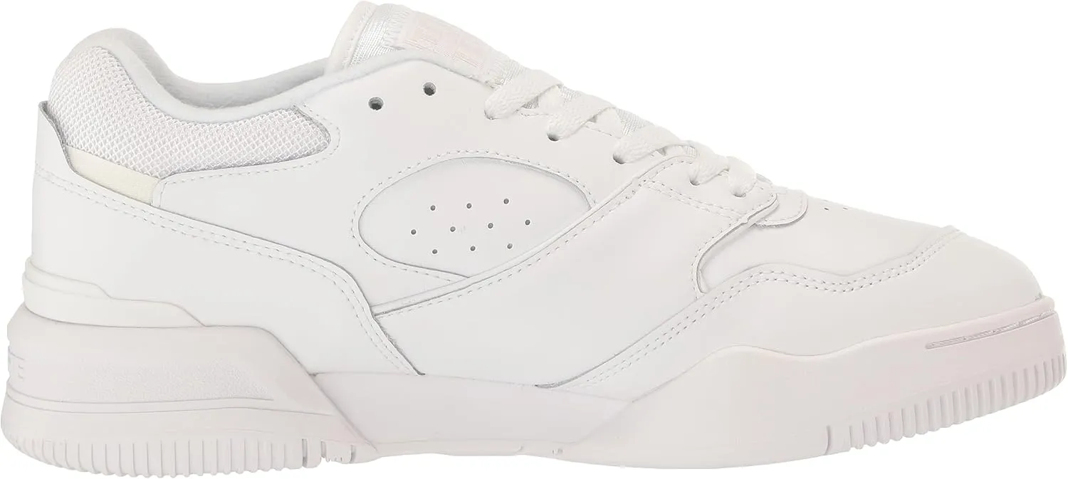 Lacoste Men's Lineshot Mesh Collar Leather Sneaker