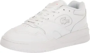 Lacoste Men's Lineshot Mesh Collar Leather Sneaker