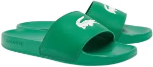 Lacoste Men's Serve Slide 0.0, Red & White Croc, 8