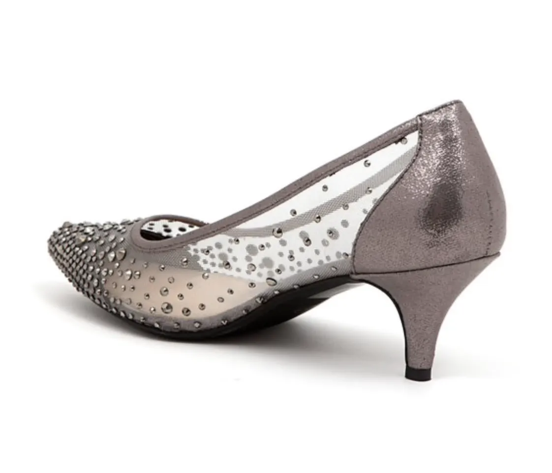 LADY COUTURE SILK PEWTER