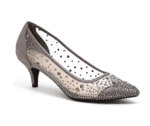 LADY COUTURE SILK PEWTER