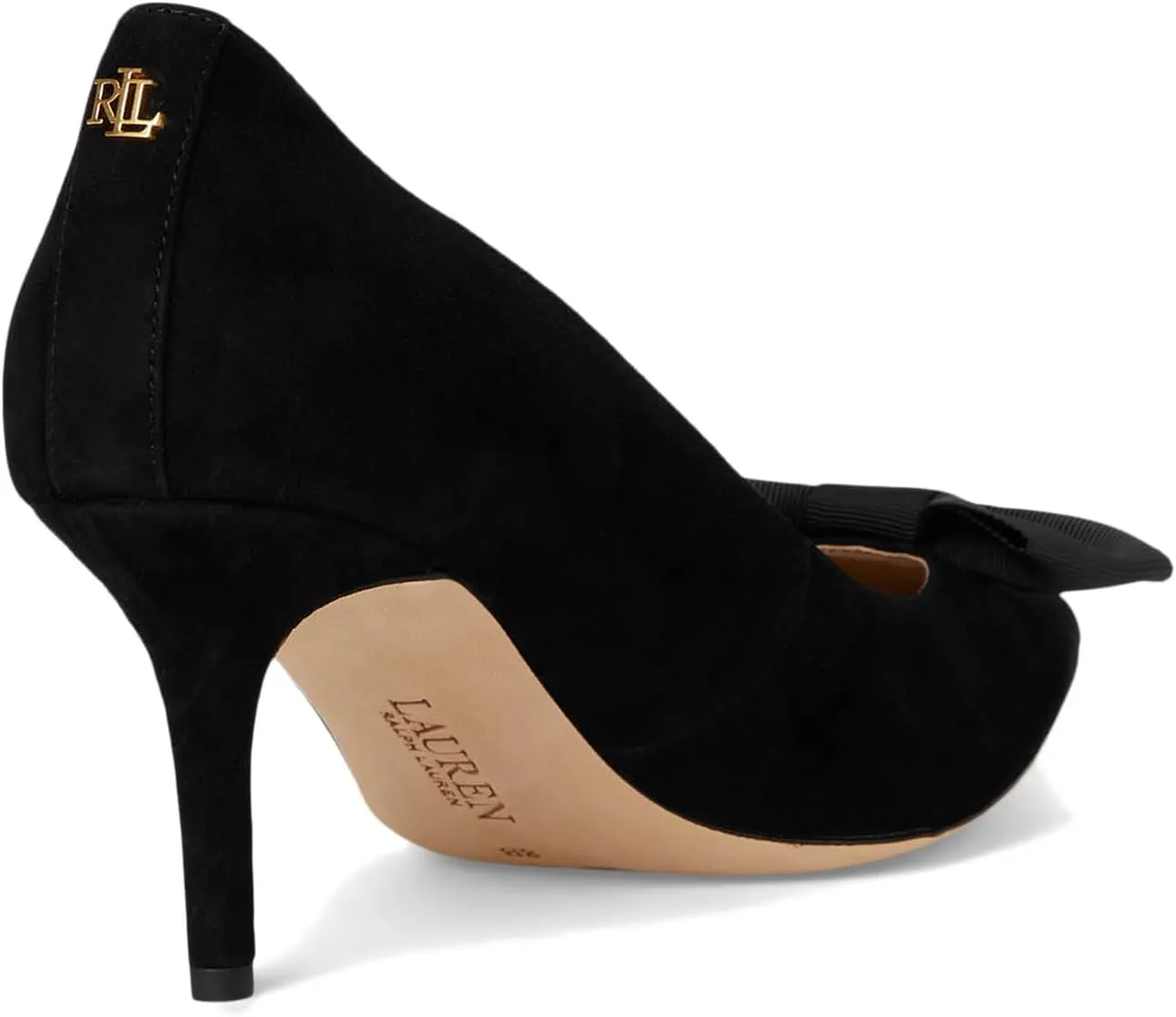 Lauren Ralph Lauren Women's Lanette Bow-Trim Suede Pumps