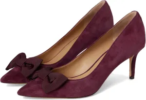 Lauren Ralph Lauren Women's Lanette Bow-Trim Suede Pumps