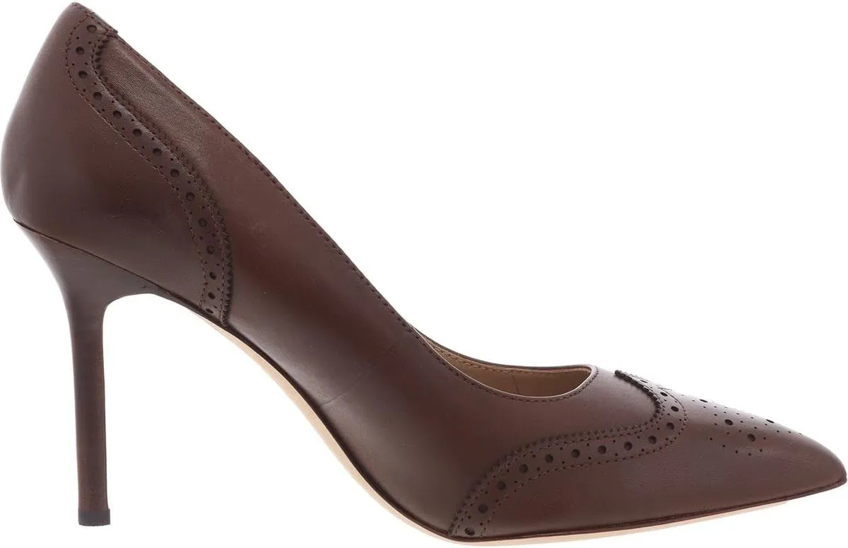 Lauren Ralph Lauren Women's Lynden Nappa & Burnished Leather Pump