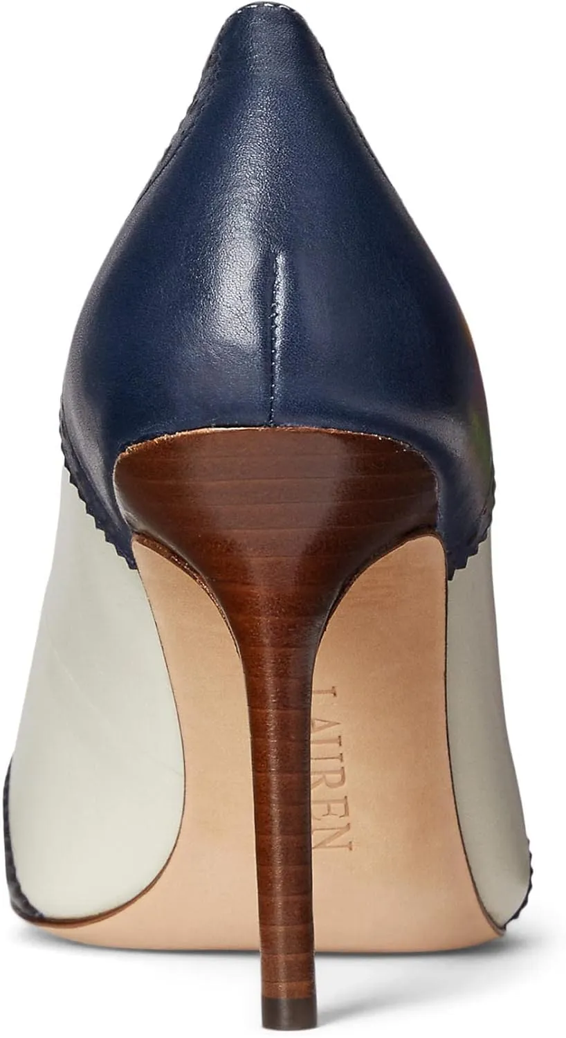 Lauren Ralph Lauren Women's Lynden Nappa & Burnished Leather Pump