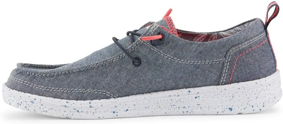 Levi's Kids Newt CHMB Slip-on Unisex Chambray Fashion Sneaker Shoe
