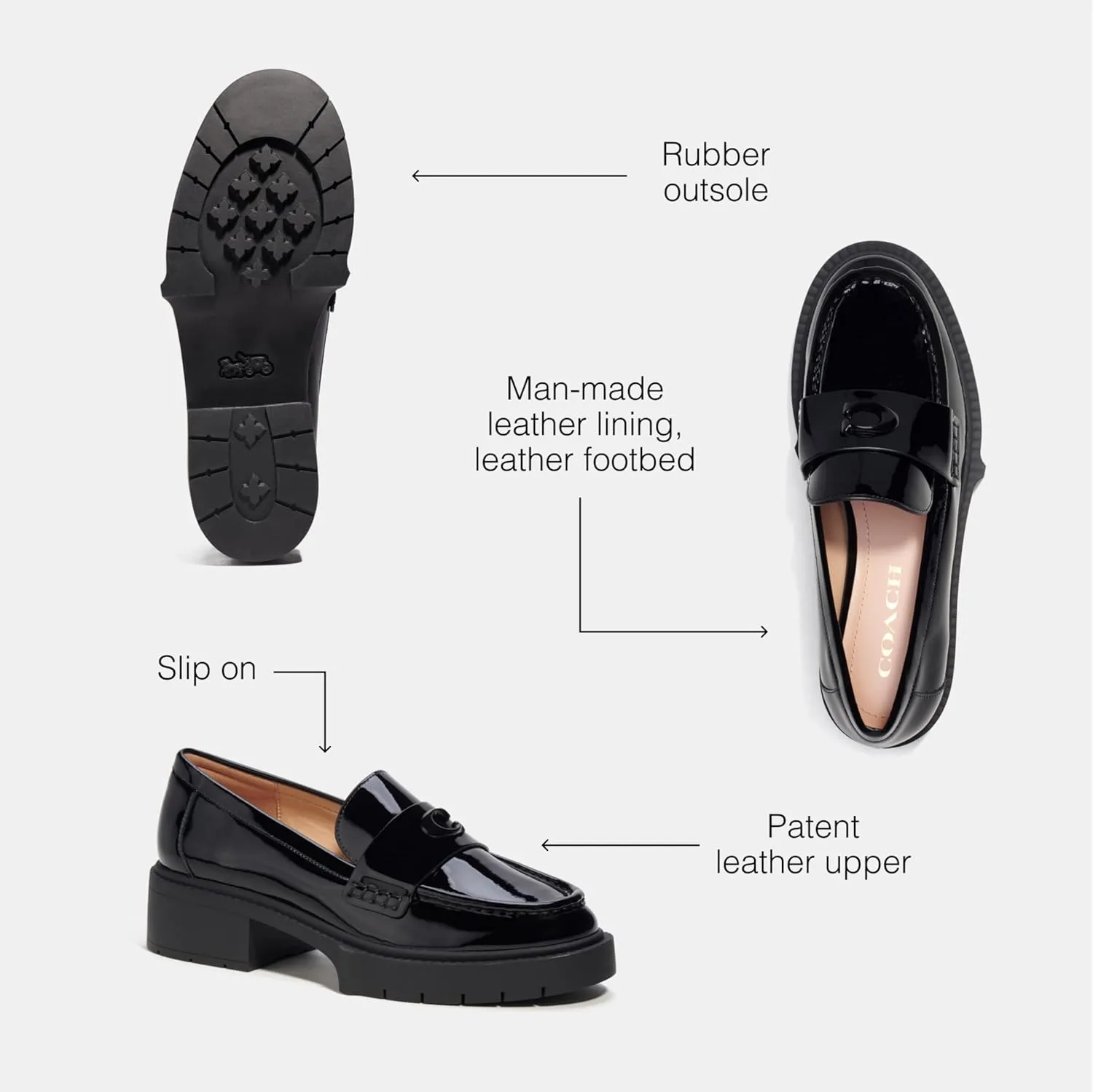 Levi's Women's Leah Patent Leather Loafer
