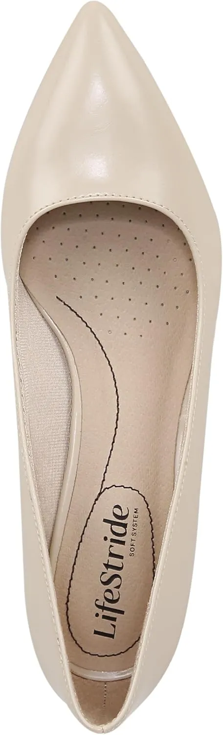 LifeStride Womens Minx Pump Cream 11 M