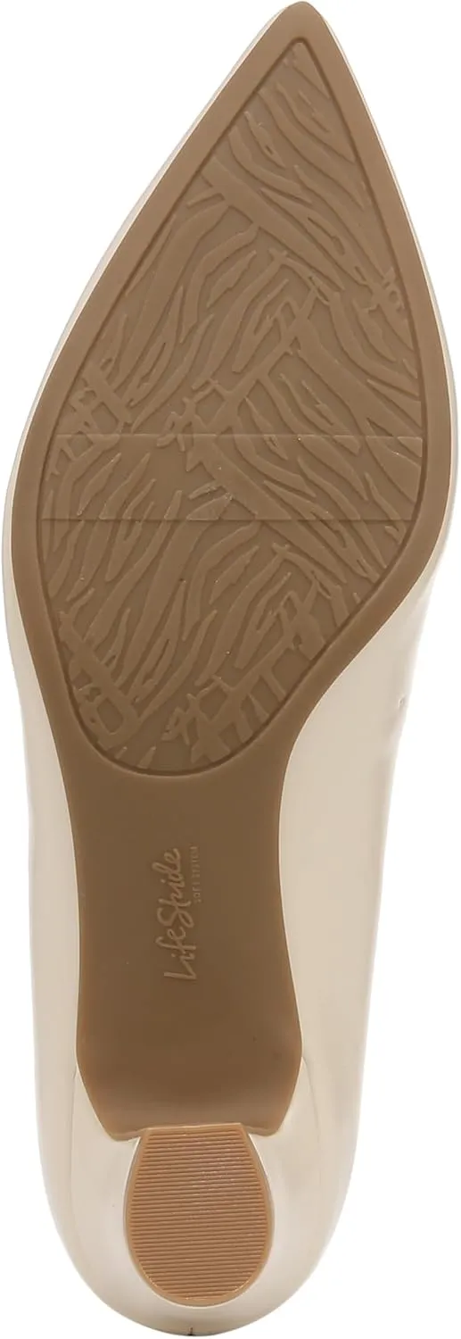 LifeStride Womens Minx Pump Cream 11 M