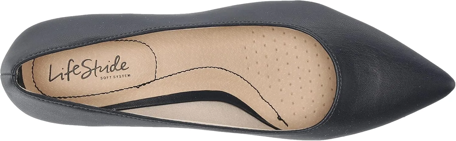 LifeStride Womens Minx Pump Lux Navy 11 M