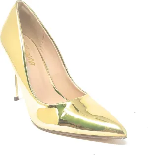 Liliana Women’s Vivienne-1 High Heel Dress Pump Pointed Closed Toe Shoe Classic Pump Heels
