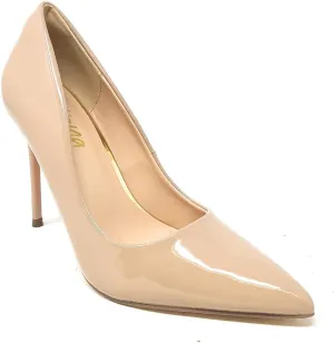 Liliana Women’s Vivienne-1 High Heel Dress Pump Pointed Closed Toe Shoe Classic Pump Heels