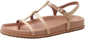 Linea Paolo - LILITH - Leather Footbed Sandals