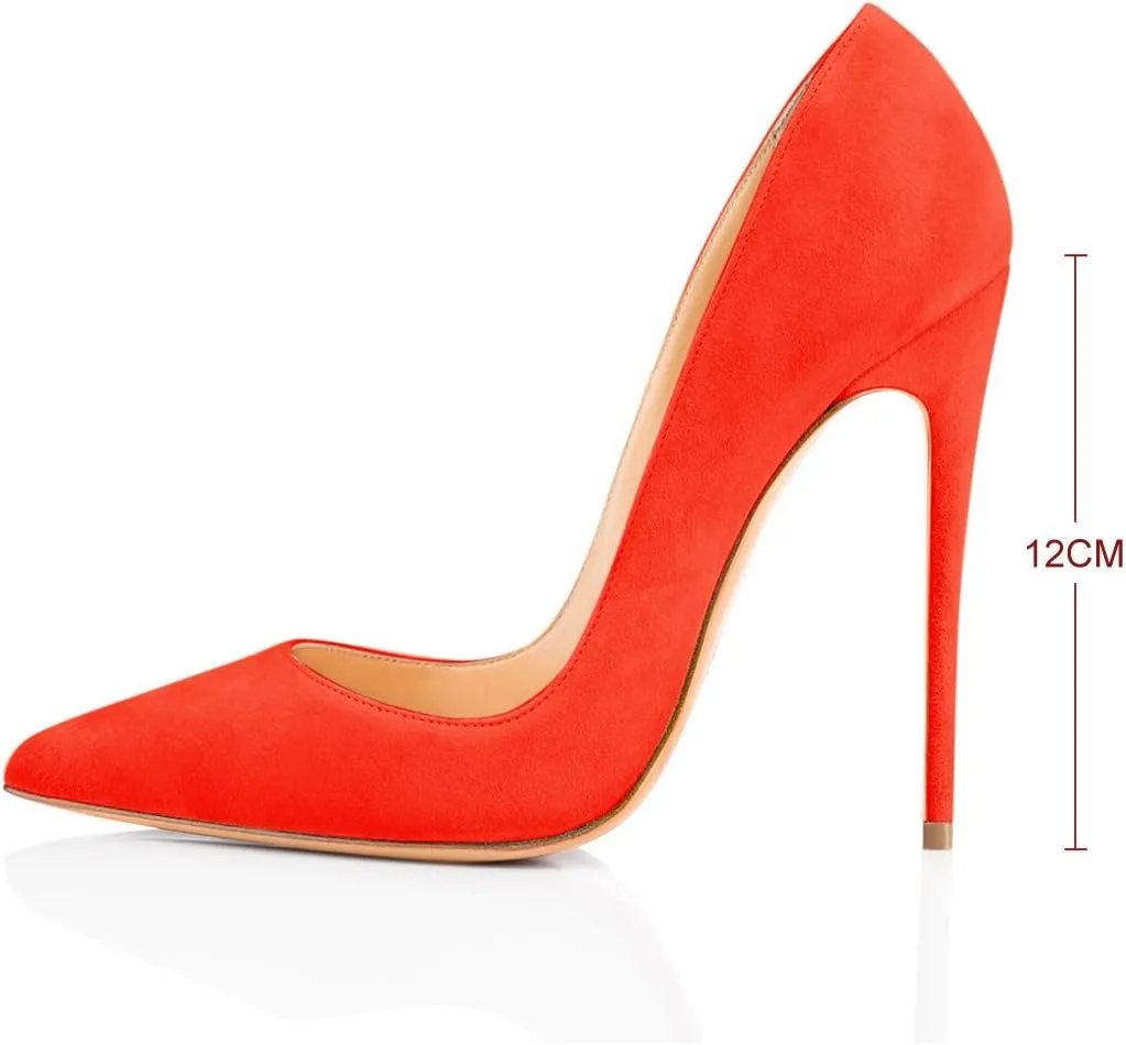 LISHAN Women's Pointed Toe High Heel Pumps