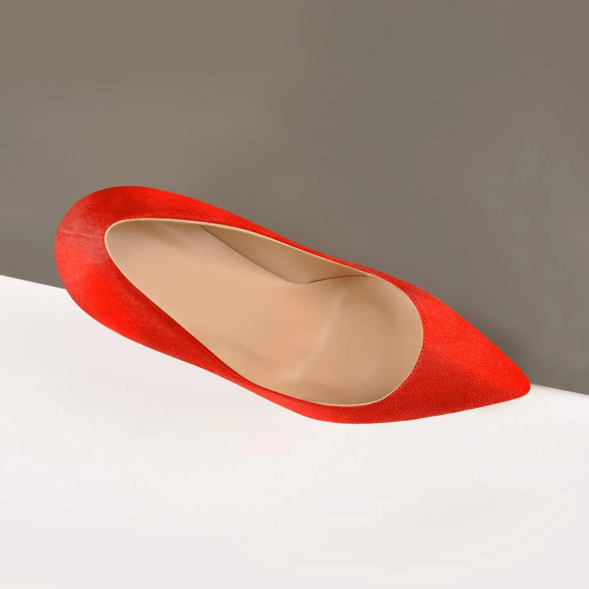 LISHAN Women's Pointed Toe High Heel Pumps