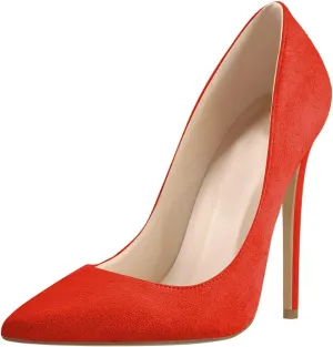 LISHAN Women's Pointed Toe High Heel Pumps