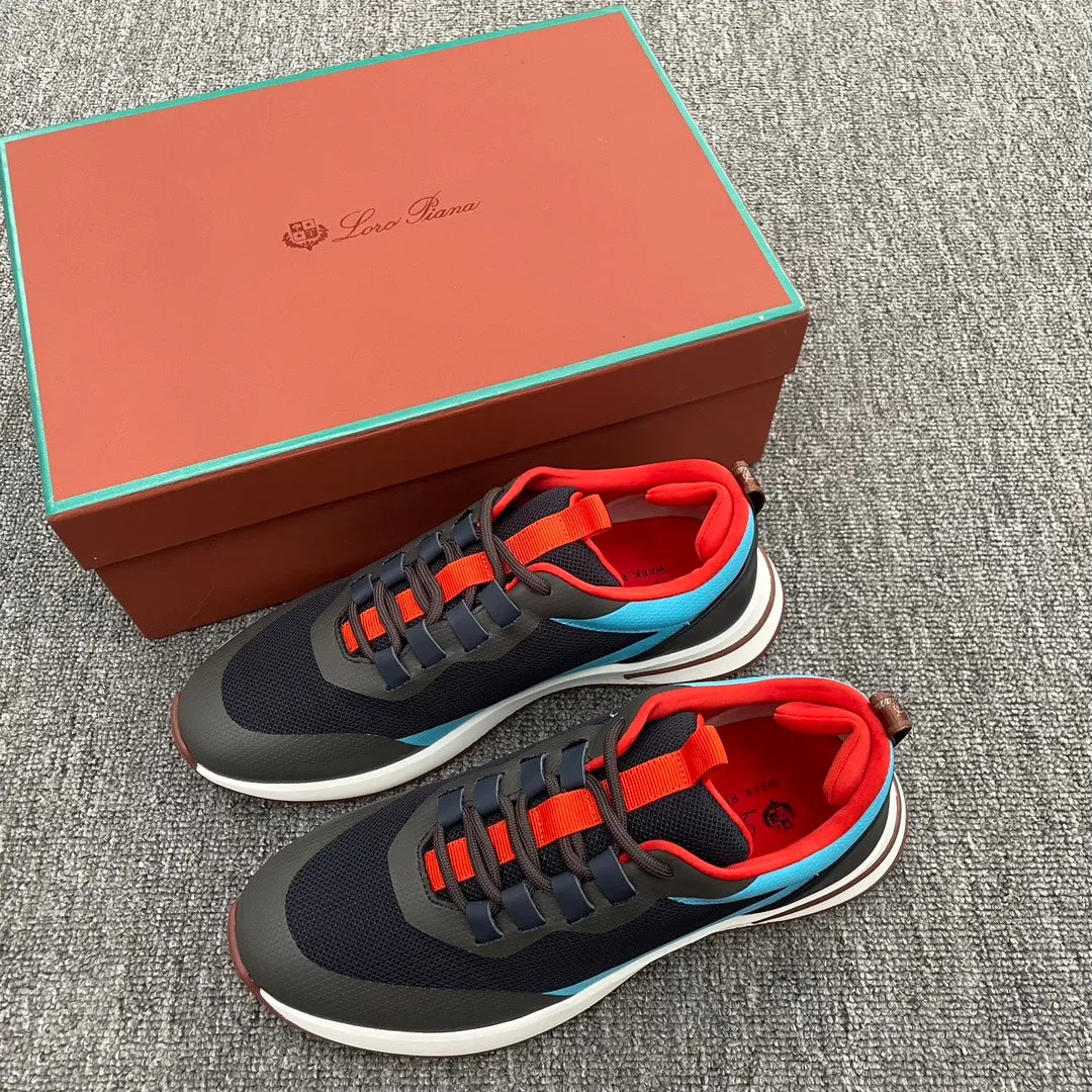 LP BRUNELLO SNEAKERS MULTI - CANDY AND BLACK MESH CALFSKIN