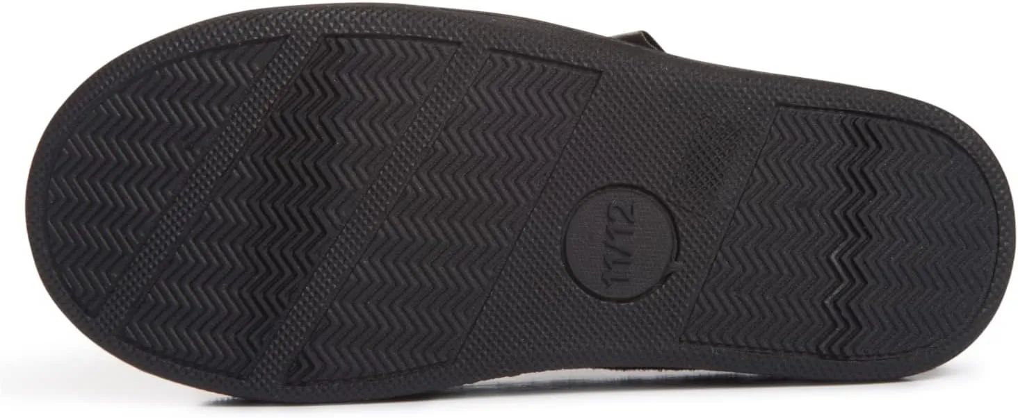 Lucky Brand Boys Memory Foam Microsuede Sherpa Clog Slippers, Fuzzy Non Slip Indoor Outdoor House Shoes, Kids Bedroom Clogs