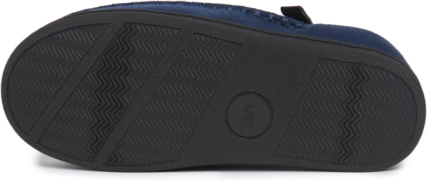 Lucky Brand Boys Micro Suede Clog Slippers, Non Slip Rubber Sole Warm Fuzzy Fluffy House Shoes, Kids Indoor Outdoor Clogs