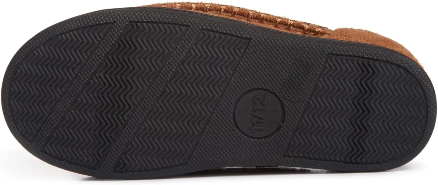 Lucky Brand Boys Micro Suede Clog Slippers, Non Slip Rubber Sole Warm Fuzzy Fluffy House Shoes, Kids Indoor Outdoor Clogs