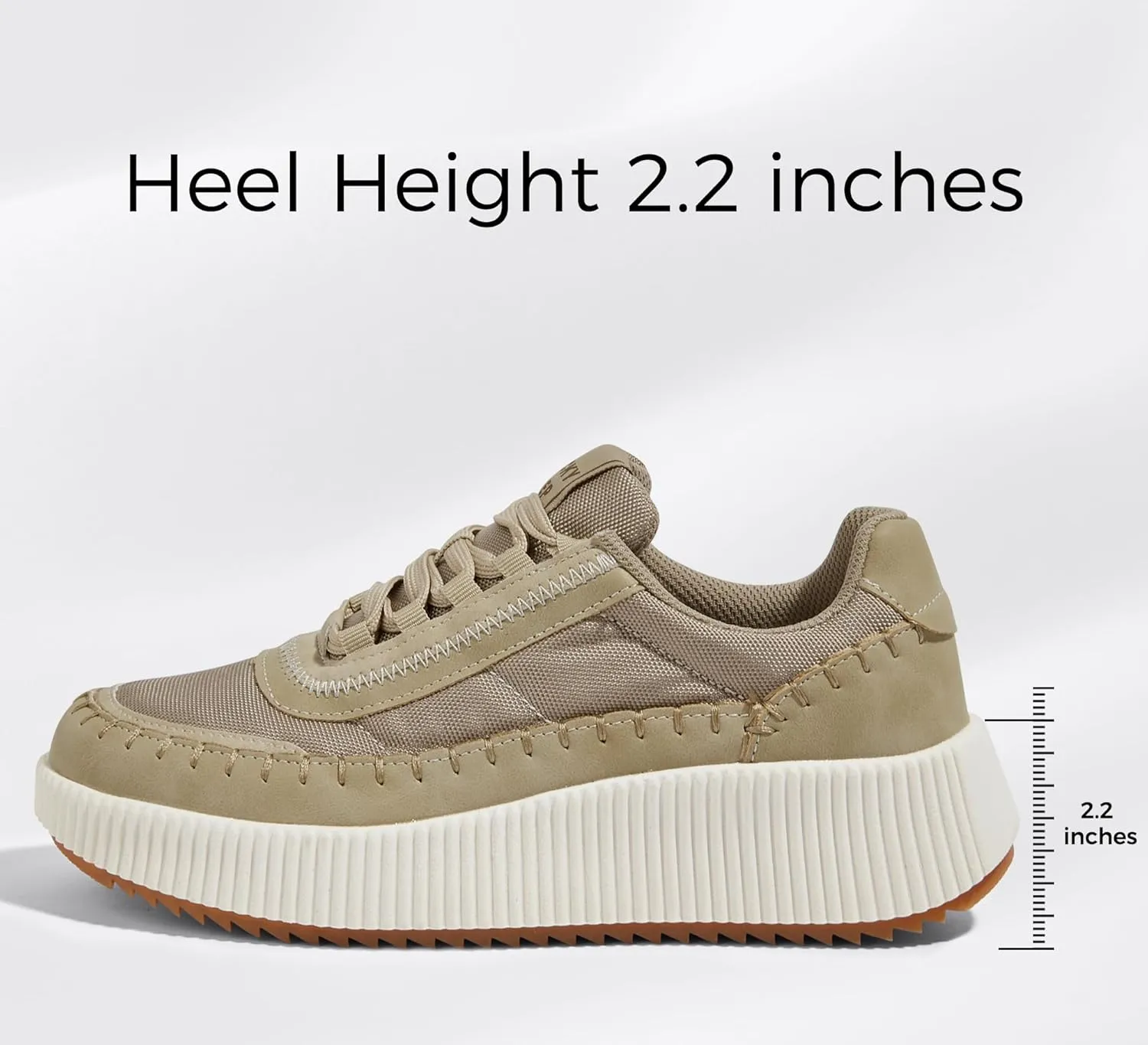 LUCKY STEP Women's Platform Sneakers Rhinestone Fashion Chunky Casual Sparkly Retro Braided Walking Shoes