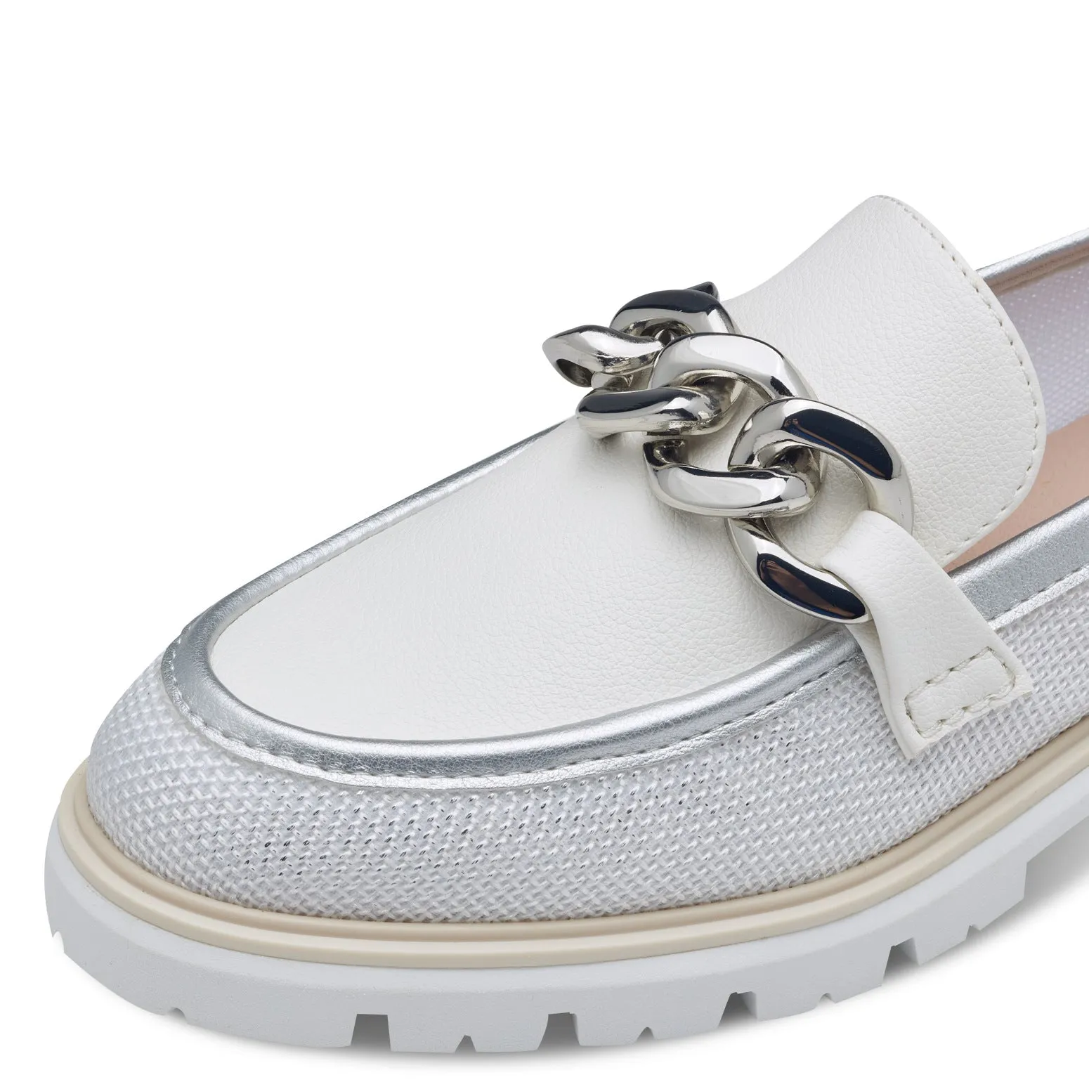 MARCO TOZZI - 24702-197 CHUNKY LOAFER - WHITE MULTI