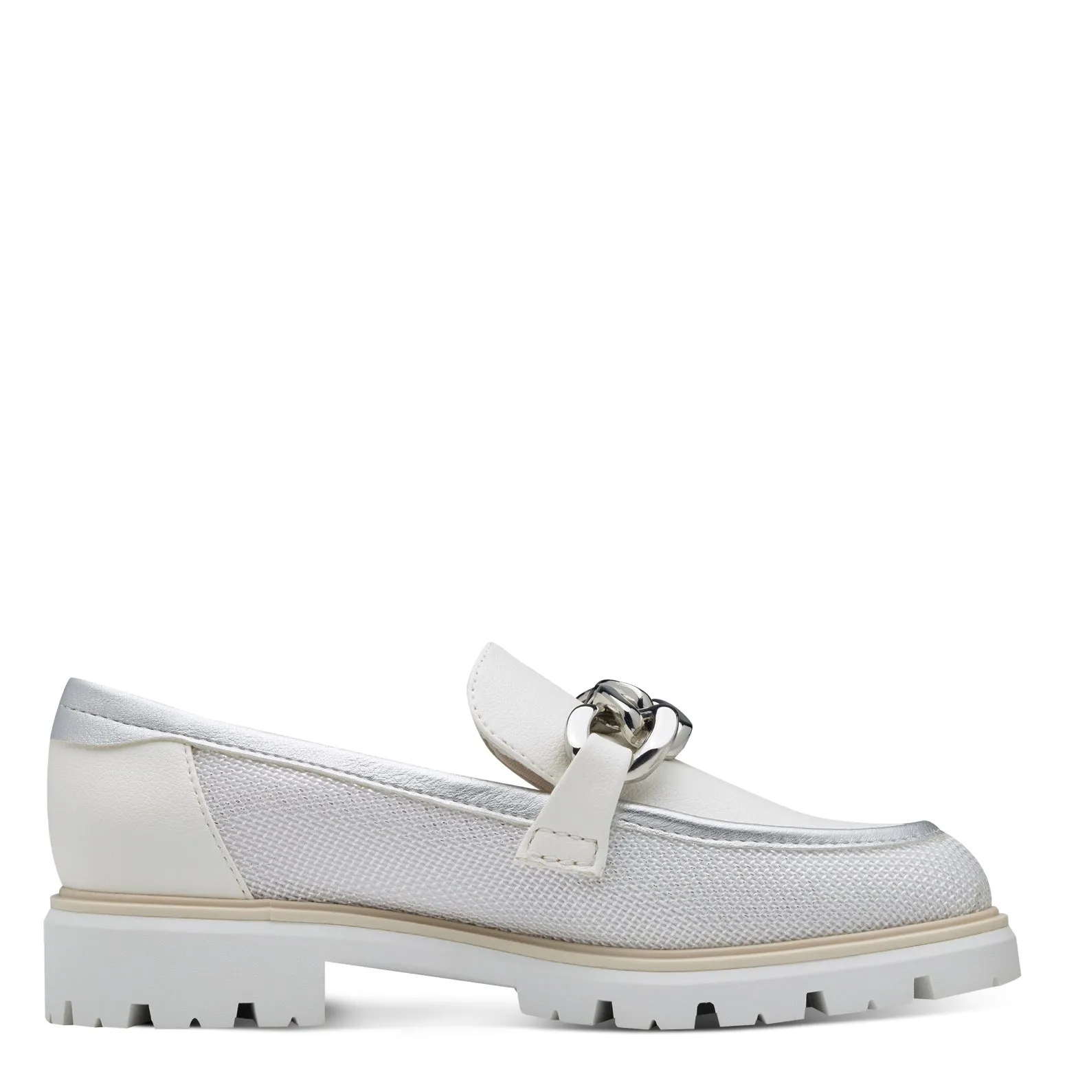 MARCO TOZZI - 24702-197 CHUNKY LOAFER - WHITE MULTI