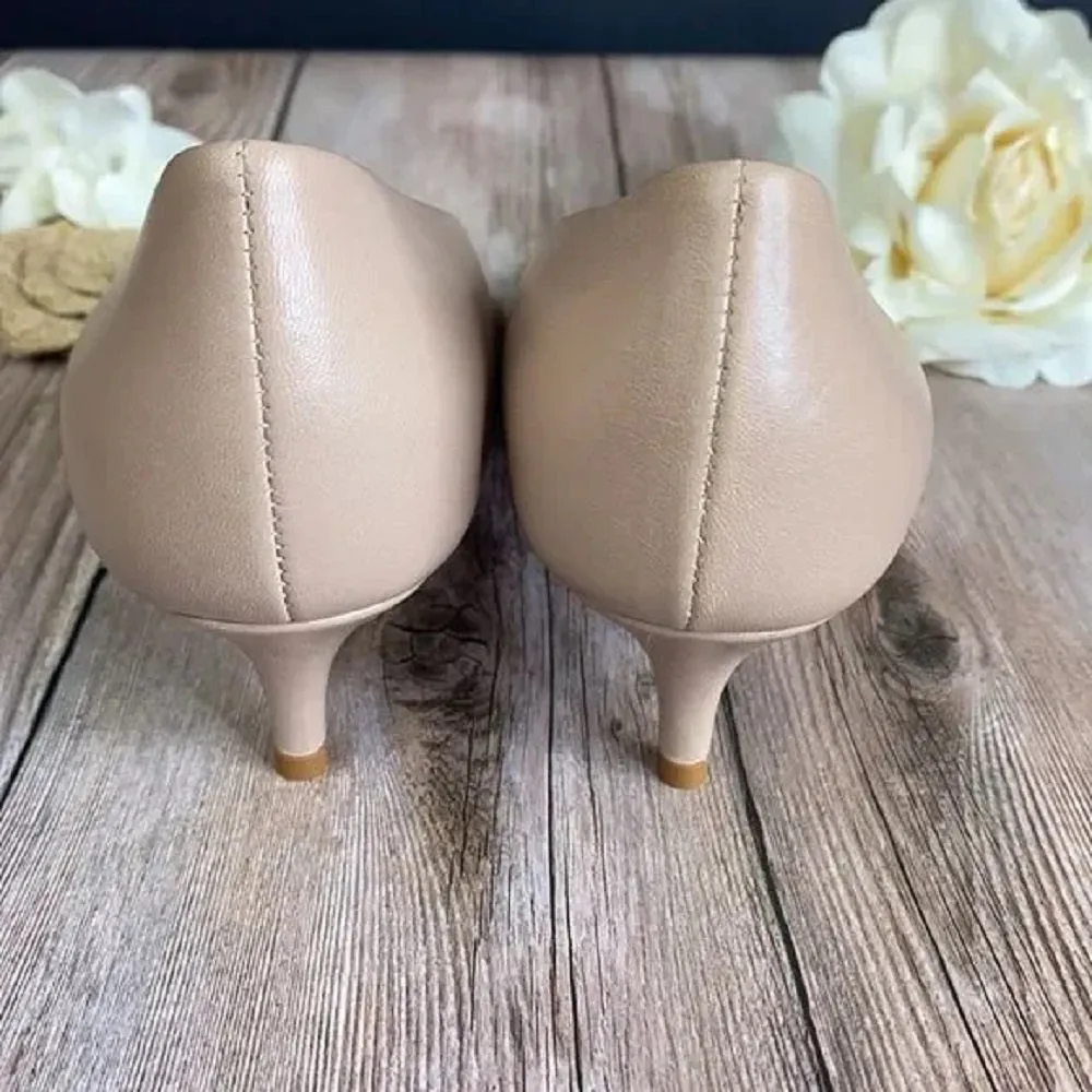 Marion Parke Pink Leather Pumps 38.5M