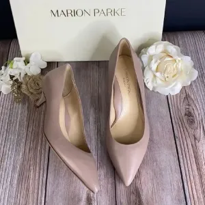 Marion Parke Pink Leather Pumps 38.5M