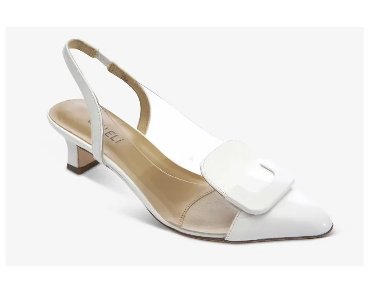 Marmi Shoes Women's Vaneli Tamira - White Patent