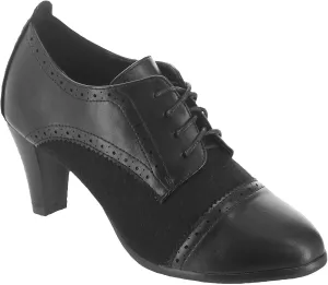 Masseys Women's Olive Lace-Up Tailored Dress Pump