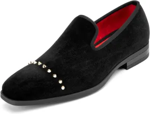 Meijiana Men Faux Leather Noble Loafer Shoes Slip-on Loafer Smoking Slipper Tassel Loafer