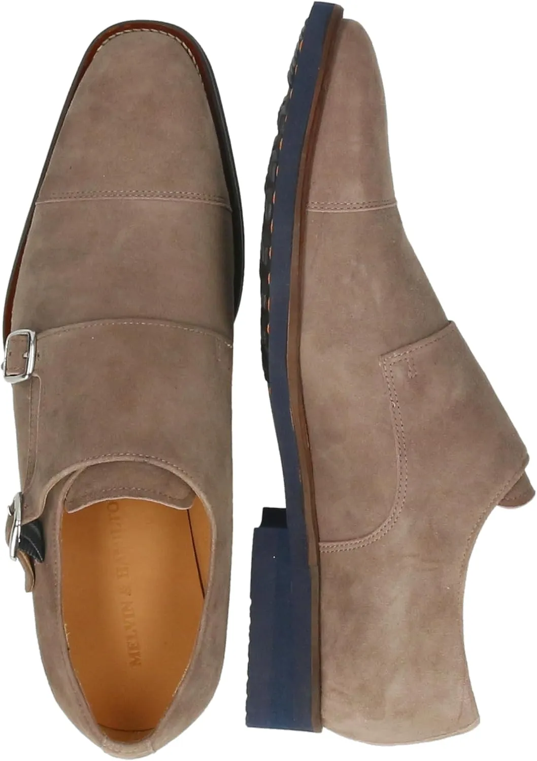 Melvin & Hamilton Men's Monk-Strap Loafer, 11 US