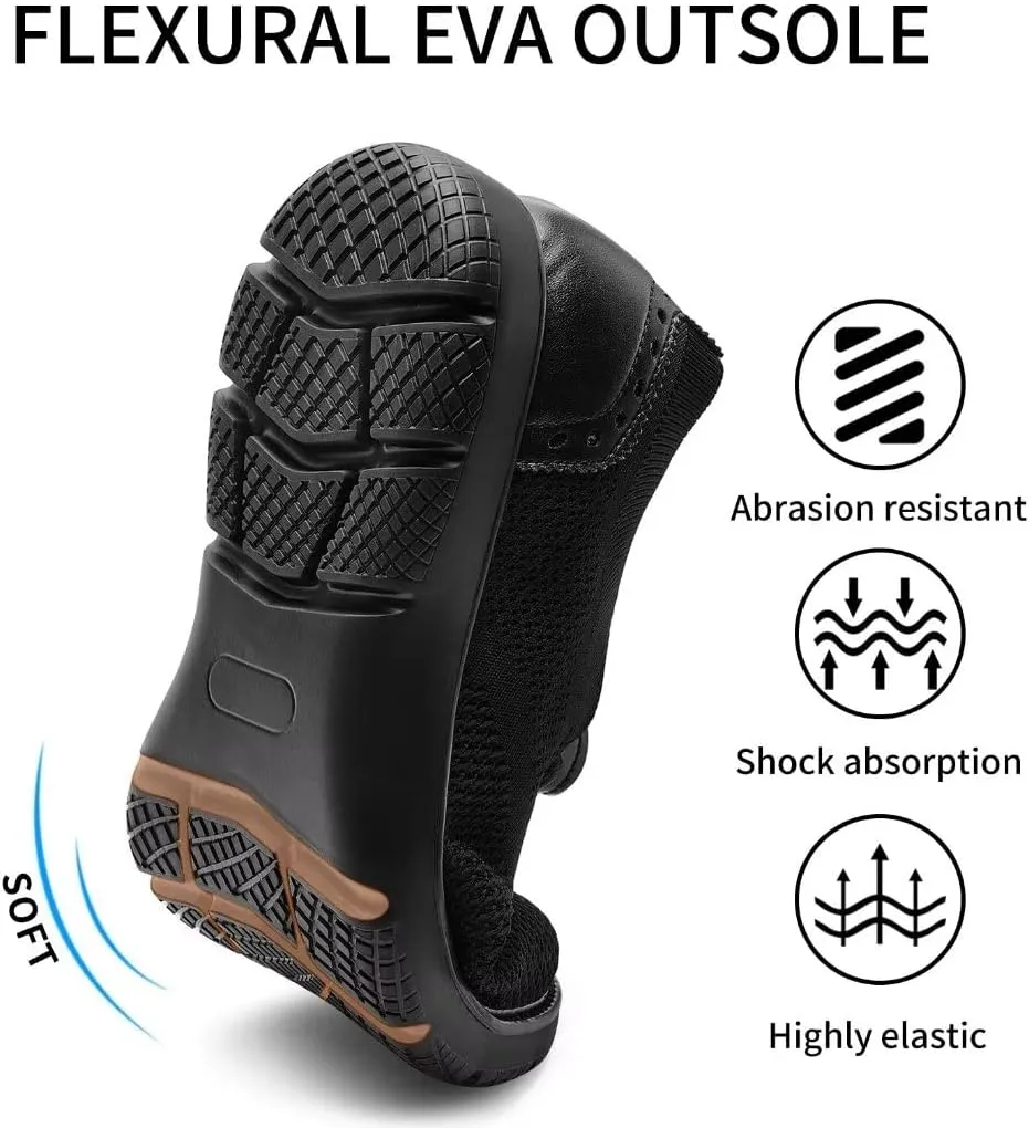 Men's Casual Sneakers Dress Shoes - Comfort Dress Sneakers Mesh Knit Lightweight Breathable Formal Oxford Business Shoes