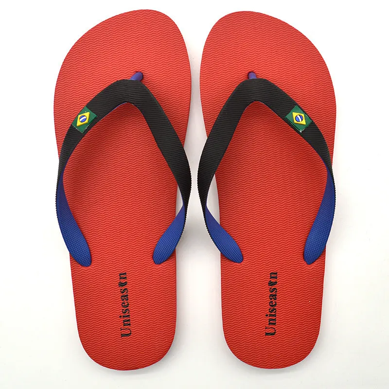 Men's Colorful Beach Quick-Drying Flip-Flops