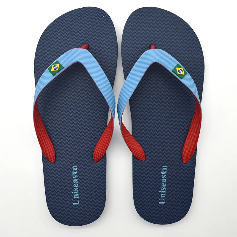 Men's Colorful Beach Quick-Drying Flip-Flops
