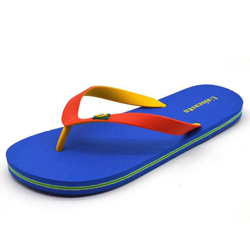 Men's Colorful Beach Quick-Drying Flip-Flops
